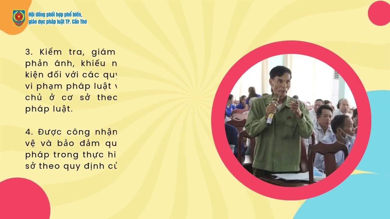 Quyền của công dân trong thực hiện dân chủ ở cơ sở