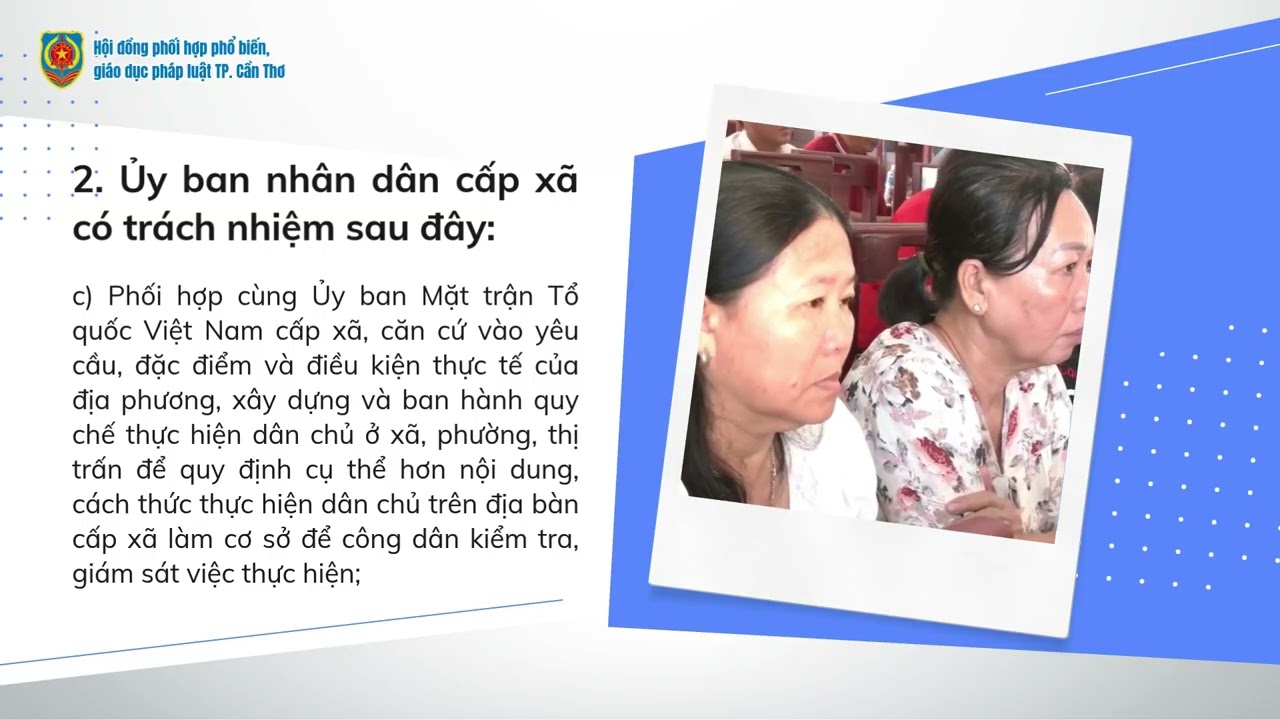 Trách nhiệm trong việc bảo đảm để Nhân dân thực hiện kiểm tra, giám sát trong thực hiện quy chế dân chủ cơ sở