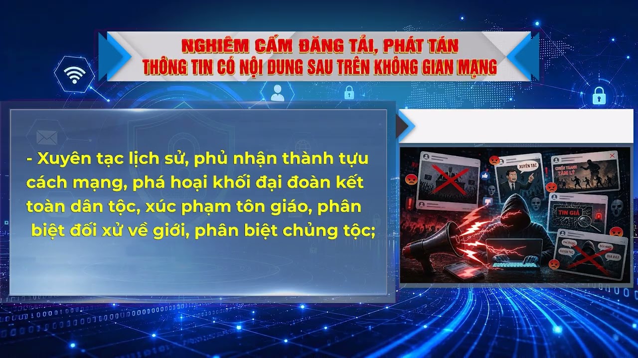 Các hình vi bị nghiêm cấm về an ninh mạng trong Luật an ninh mạng năm 2025