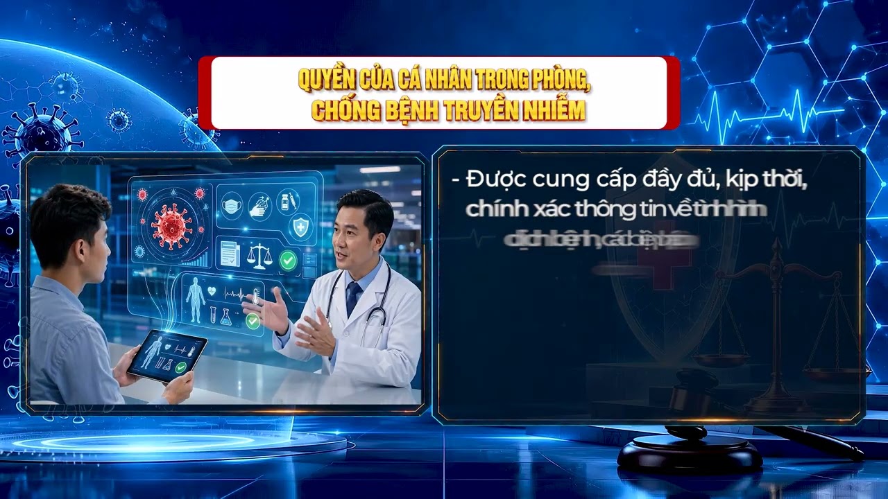 Quyền của cá nhân trong phòng, chống bệnh truyền nhiễm trong Luật phòng bệnh năm 2025