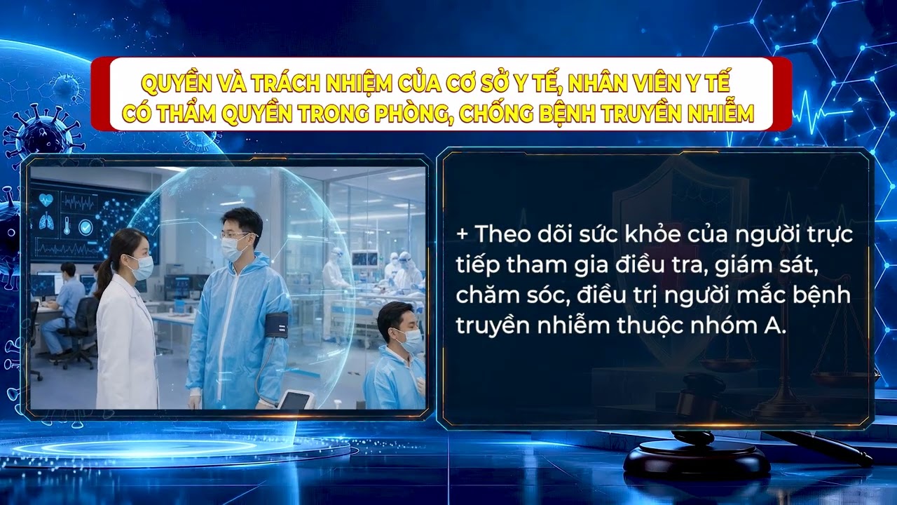 Quyền và trách nhiệm của cơ sở y tế, nhân viên y tế trong phòng, chống bệnh truyền nhiễm