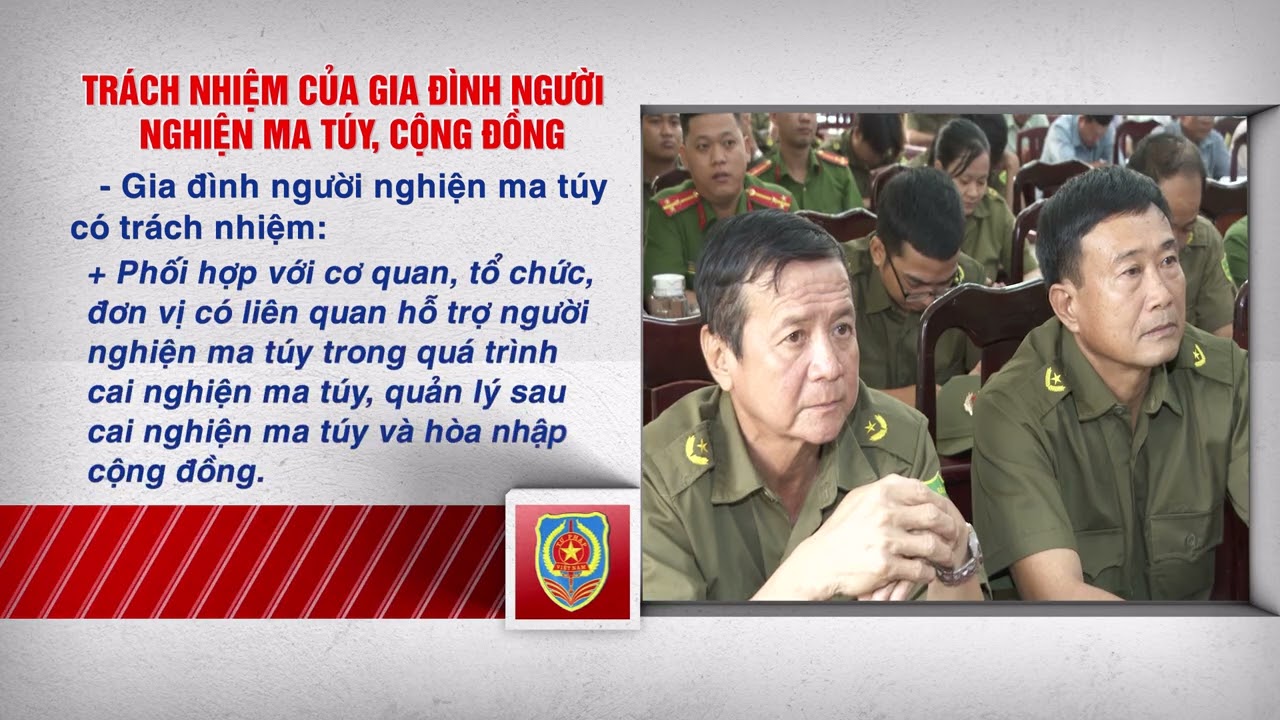 Trách nhiệm của gia đình người người nghiện ma túy, cộng đồng