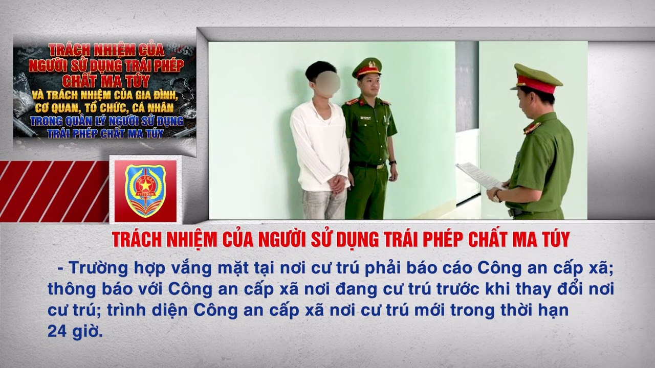 Trách nhiệm của người sử dụng trái phép chất ma túy trong Luật phòng, chống ma túy năm 2025