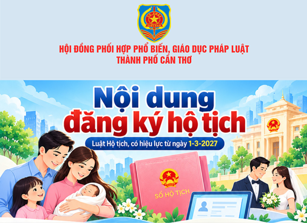 [INFOGRAPHICS] Nội dung đăng ký hộ tịch