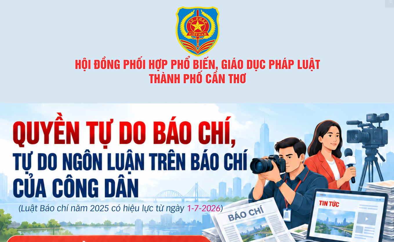 [INFOGRAPHICS] Quyền tự do báo chí, tự do ngôn luận trên báo chí của công dân