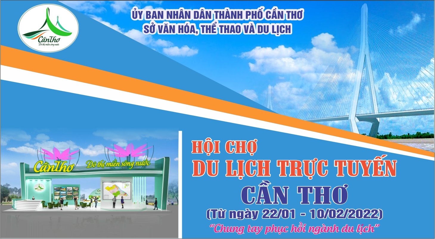 Thành phố Cần Thơ tổ chức Hội chợ Du lịch trực tuyến 